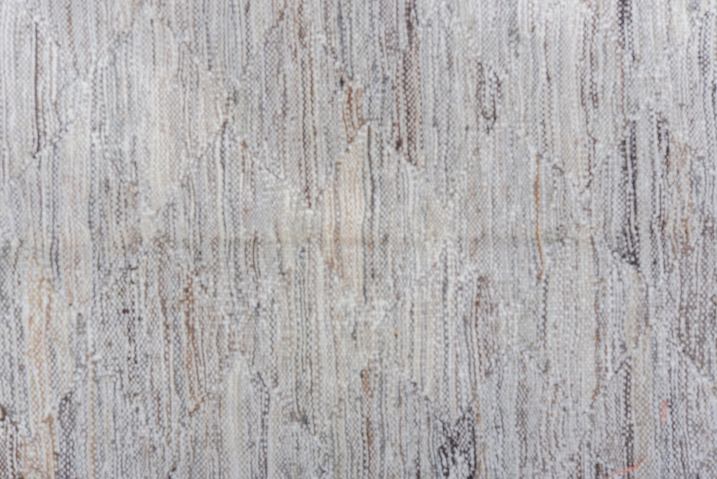 Modern Kilim flat weave | 5 x 7 | Area Rug | tribal design | Light Gray, White, Beige | hand woven (3333)