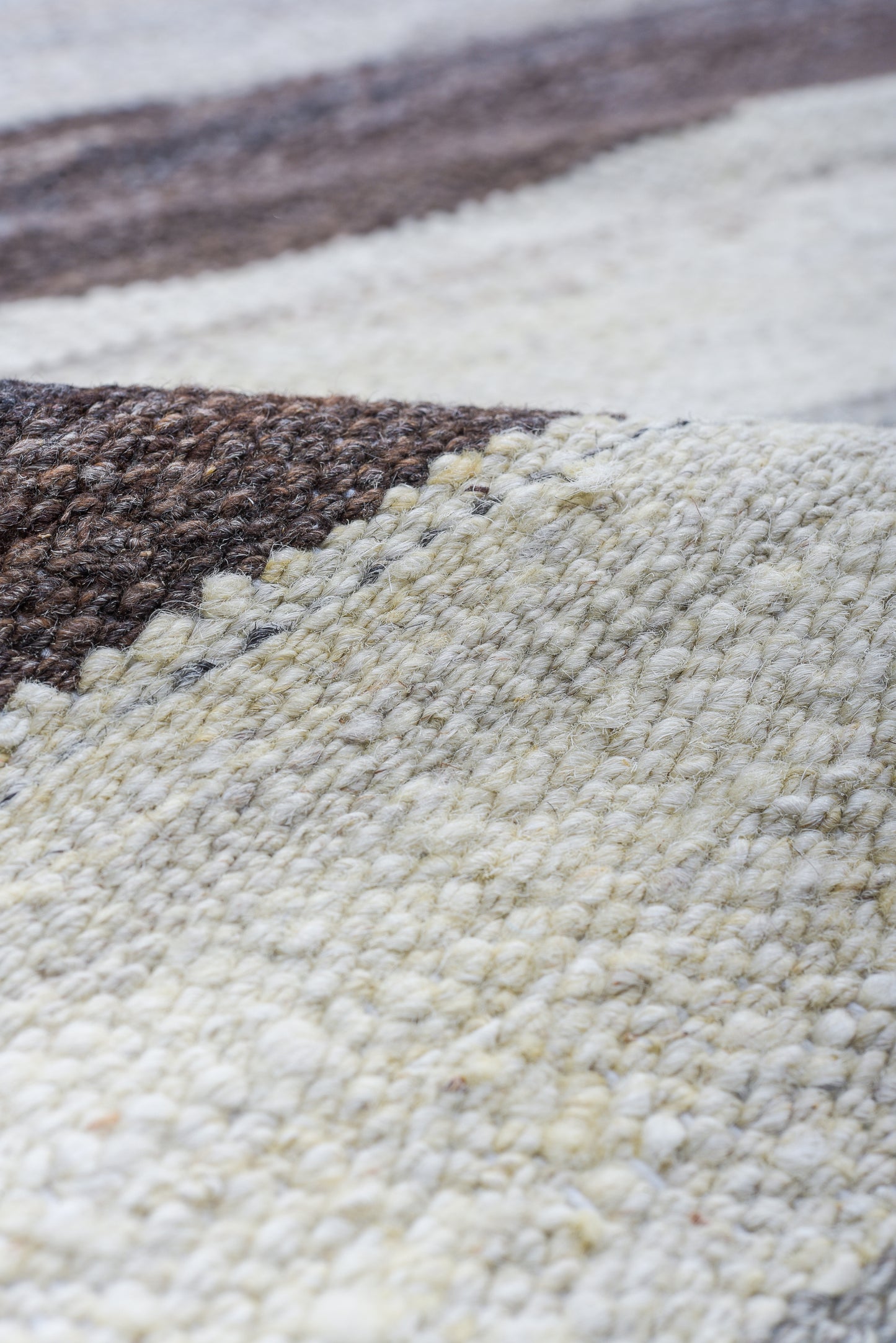 Modern Kilim flat weave | 14 x 20 | Area Rug | tribal design | Grey, Dark Grey, Beige, Brown | hand woven (3360)