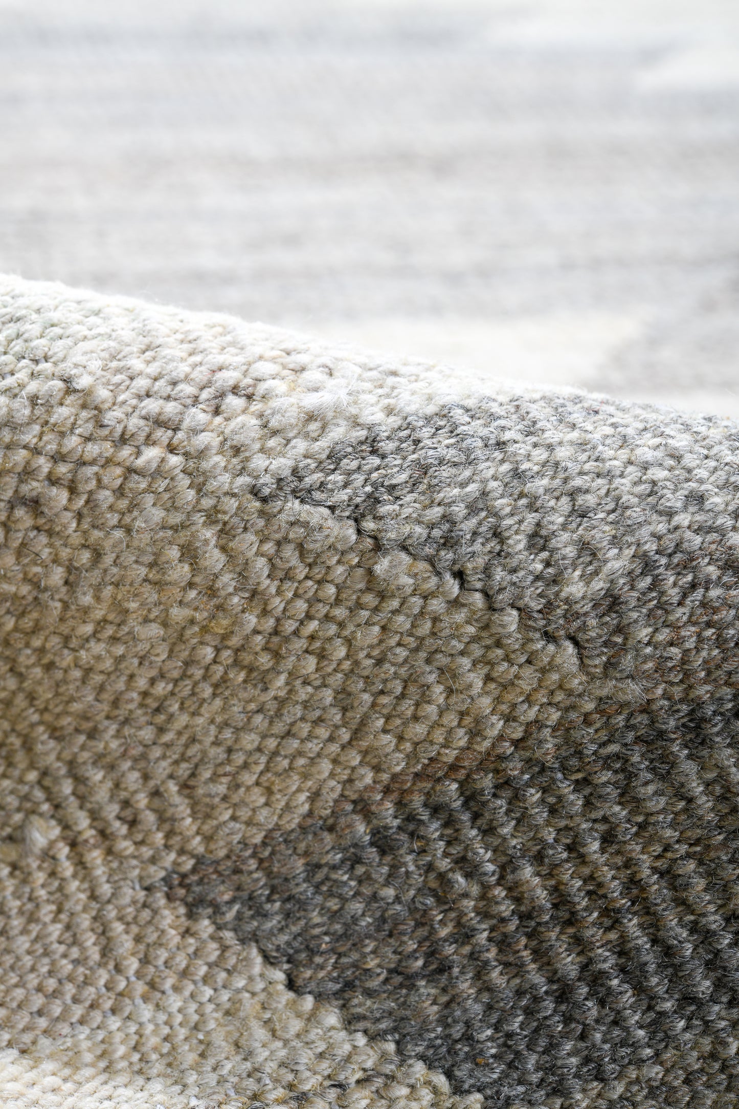 Modern Kilim flat weave | 13 x 16 | Area Rug | tribal design | Beige, Gray | hand woven (4080)