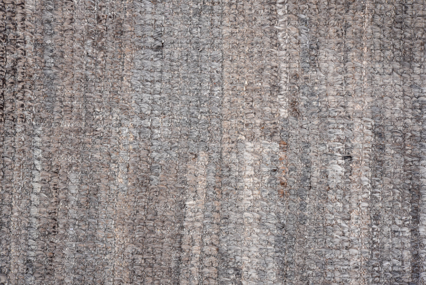 Moroccan Handmade Runner 3 X 13 | Grey, Brown | Hand knotted (4360)