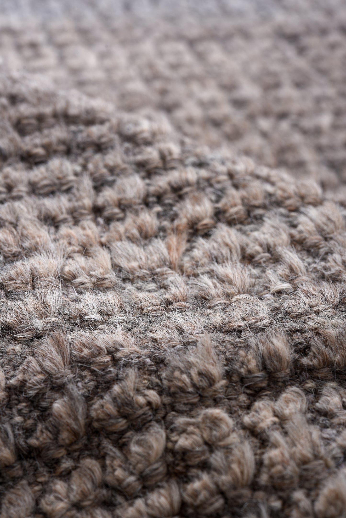 Moroccan Handmade Runner 3 X 13 | Grey, Brown | Hand knotted (4360)