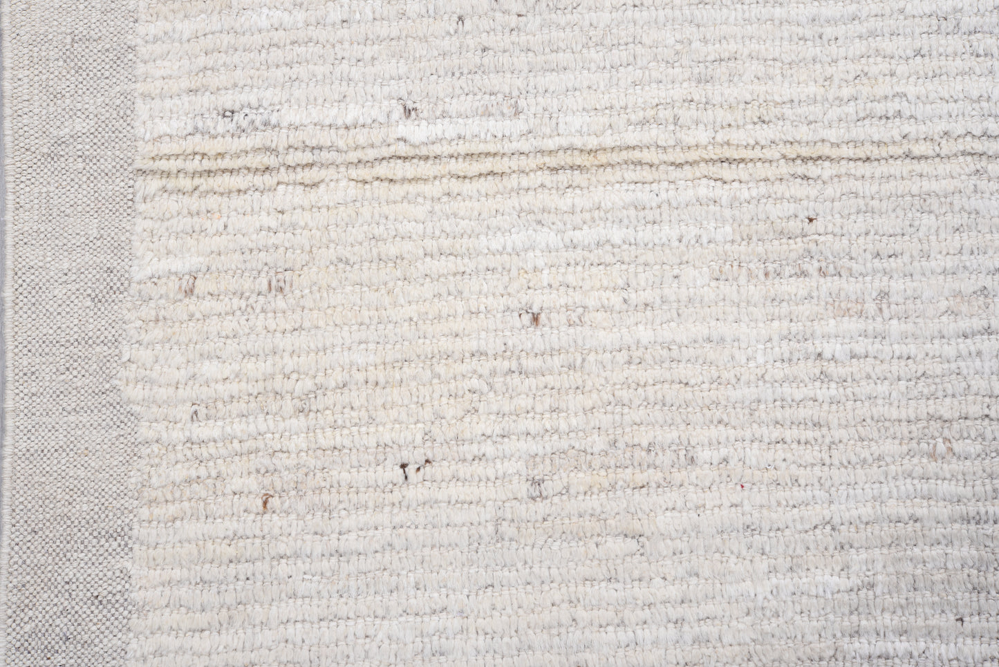 Moroccan Handmade Runner 3 X 11 |Beige, | Hand knotted (4387)