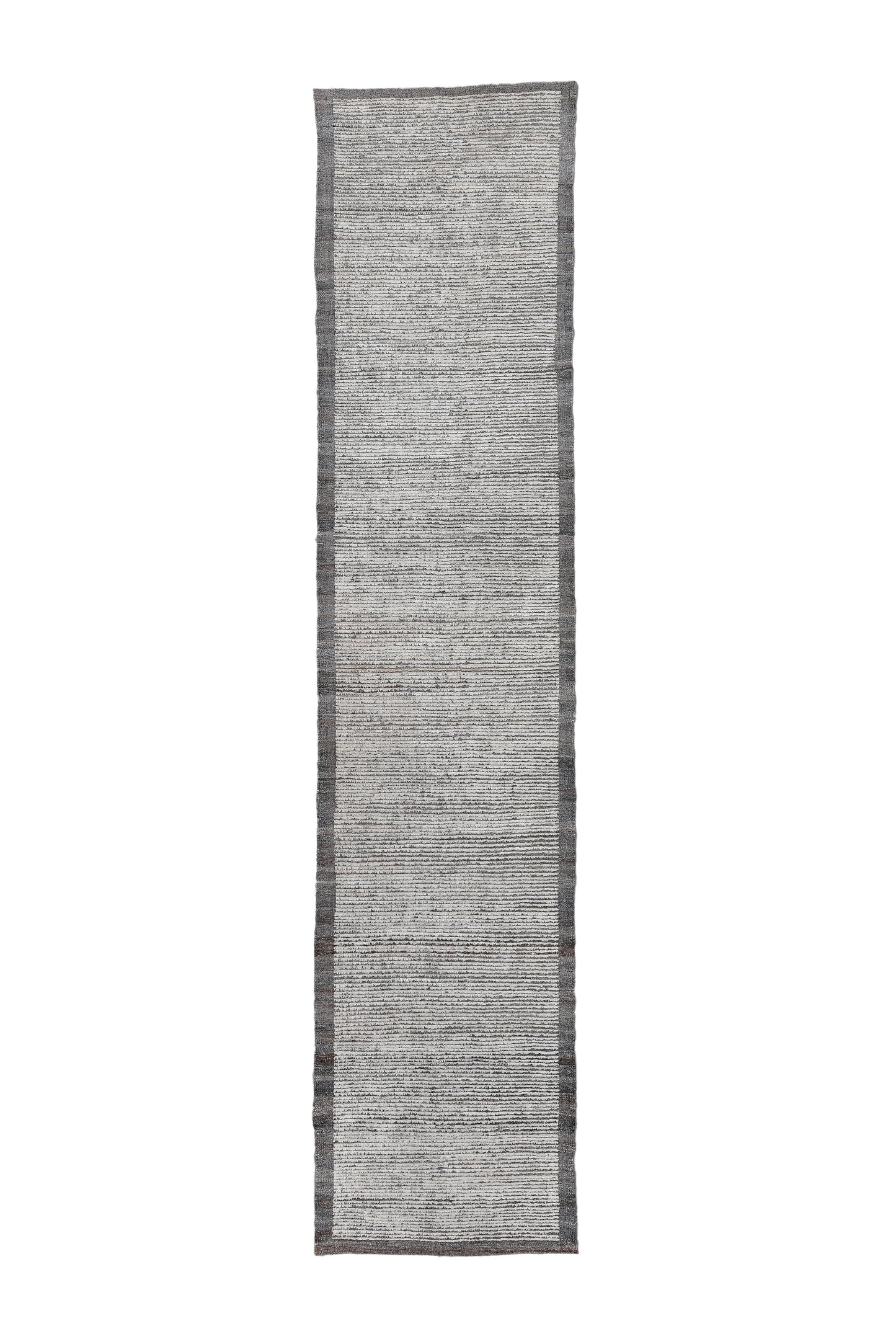 Moroccan Handmade Runner 11 X 13 | Beige, Black | Hand knotted (4388)