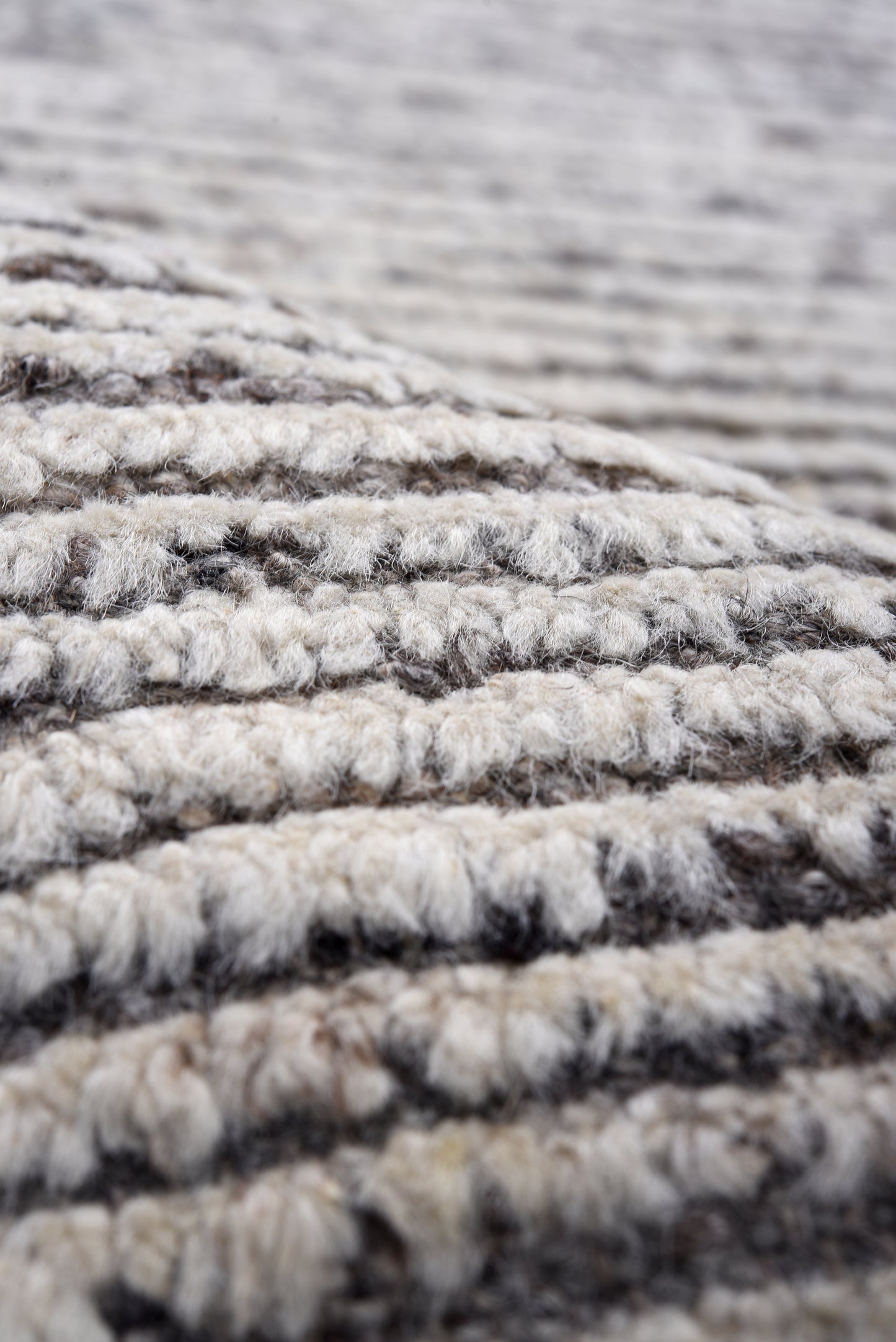 Moroccan Handmade Runner 11 X 13 | Beige, Black | Hand knotted (4388)