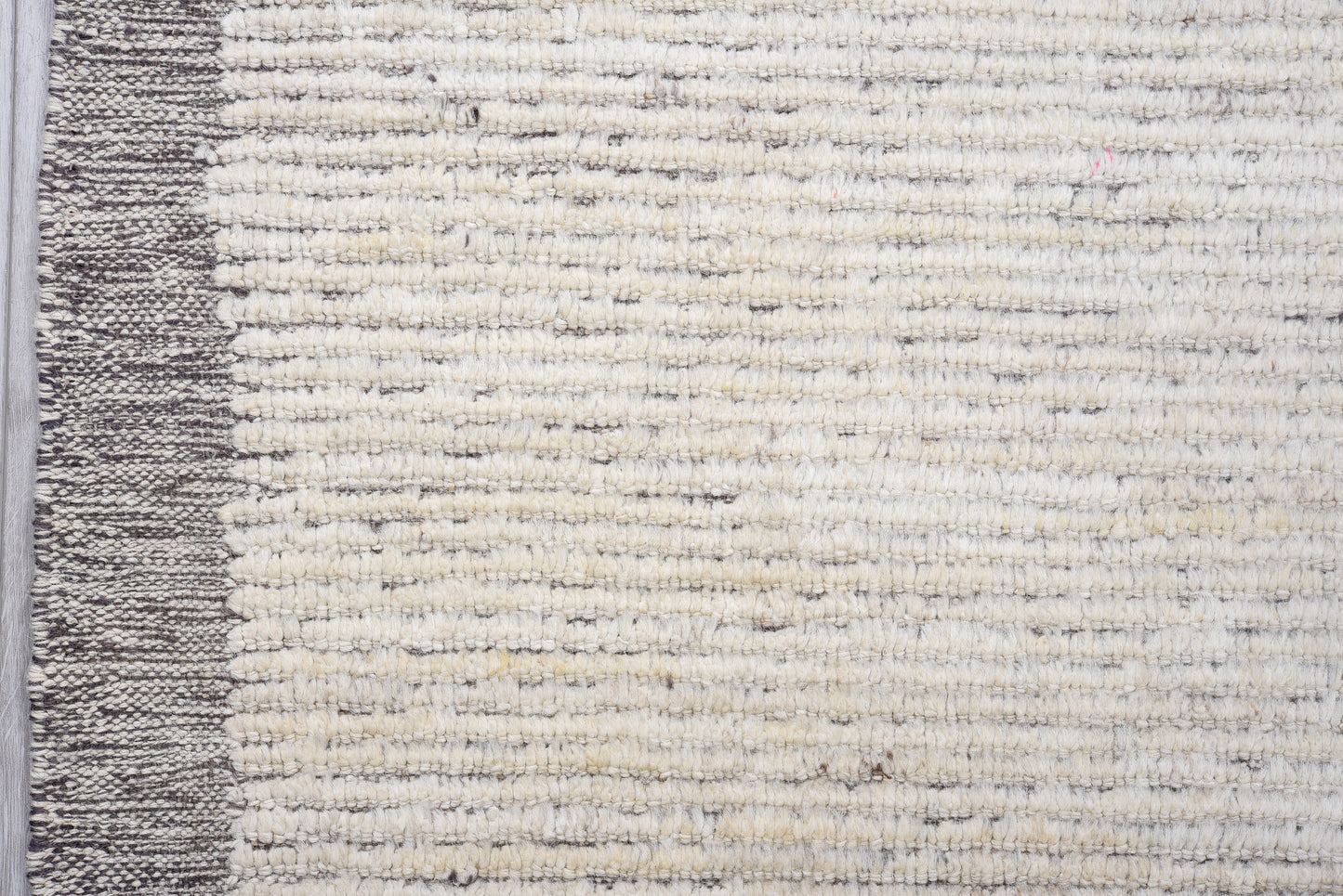 Moroccan Handmade Runner 3 X 14 |Beige, Brown| Hand knotted (4405)