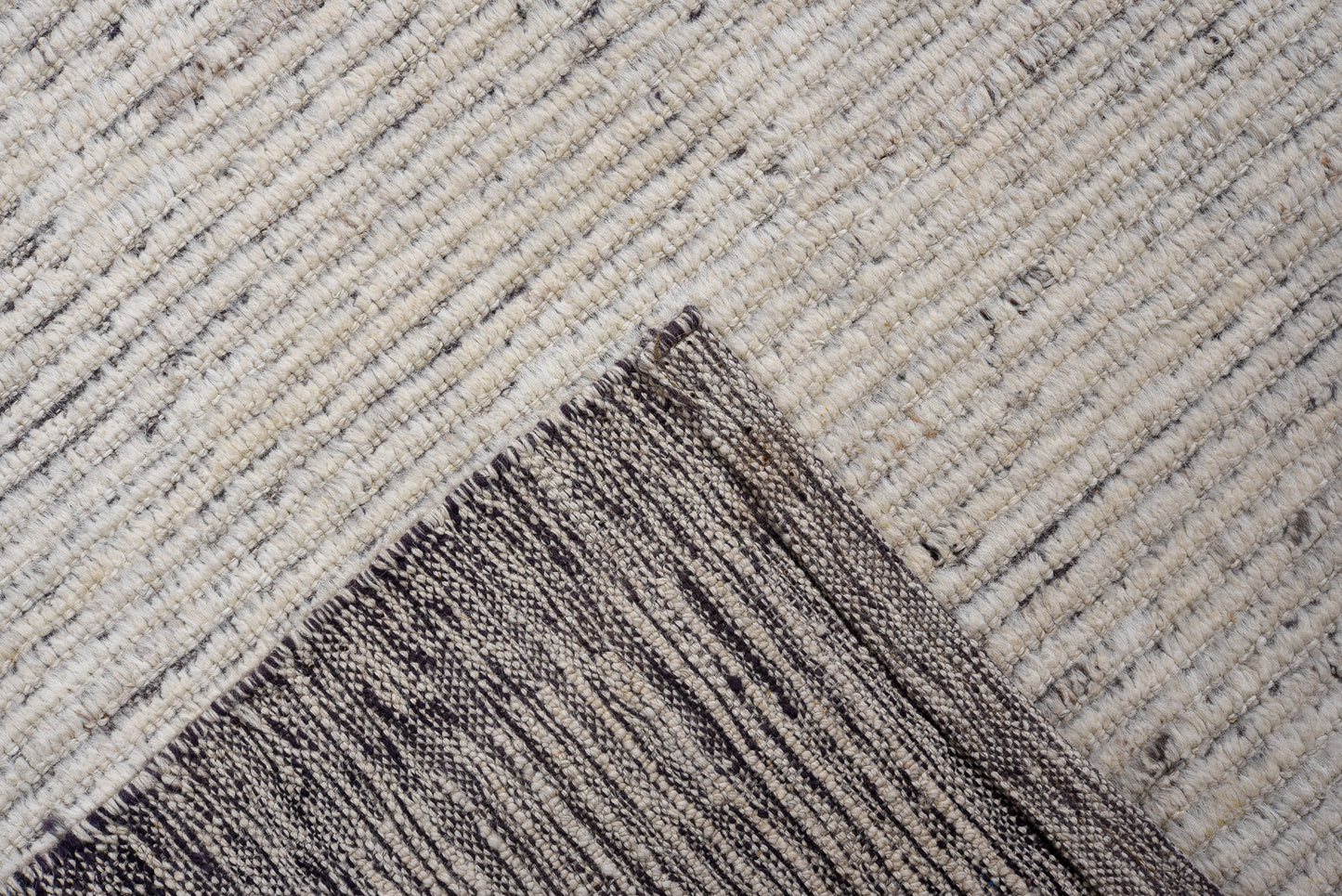 Moroccan Handmade Runner 3 X 14 |Beige, Brown| Hand knotted (4405)