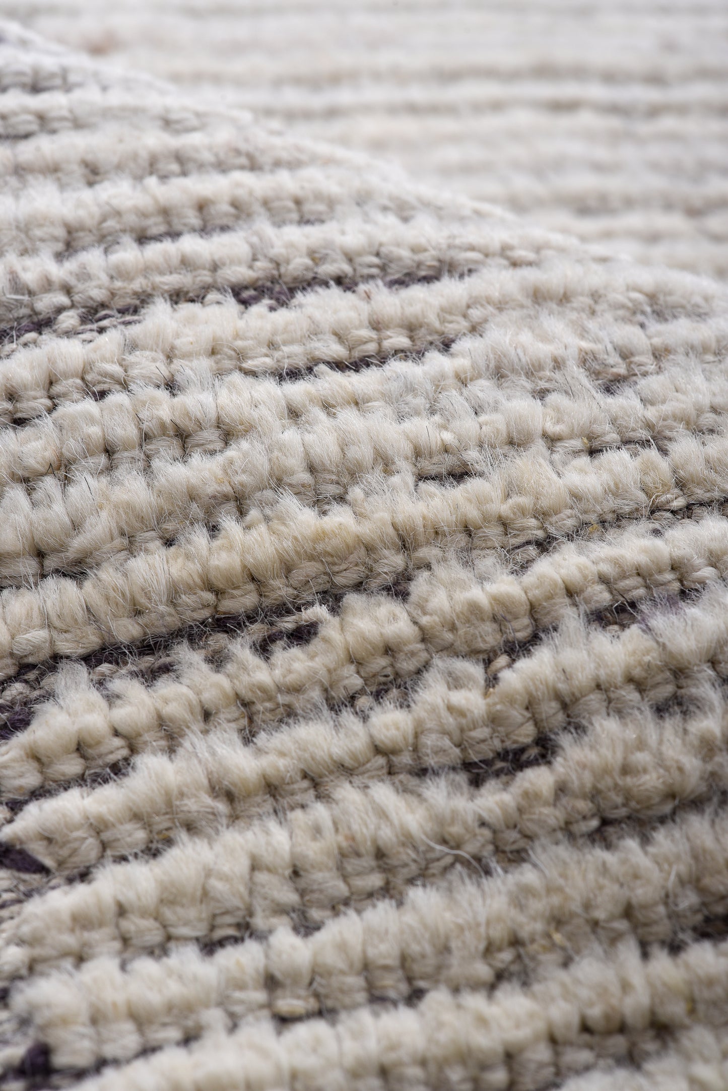 Moroccan Handmade Runner 3 X 14 |Beige, Brown| Hand knotted (4405)