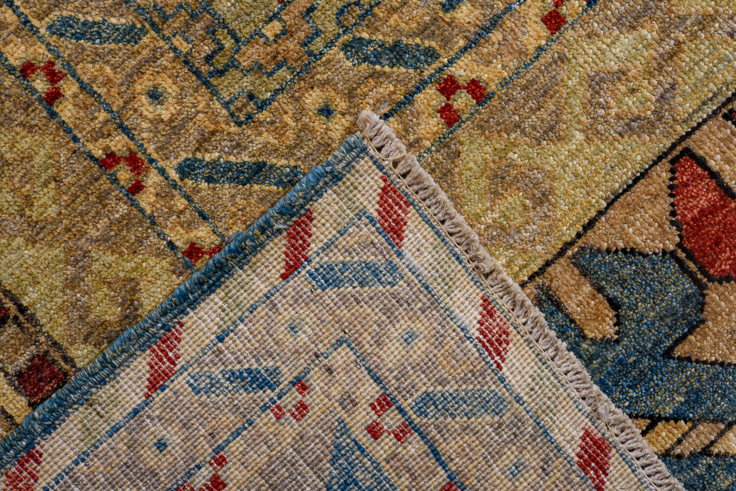 Golden shade 13'2" x 16'2" Timori rug (4713)