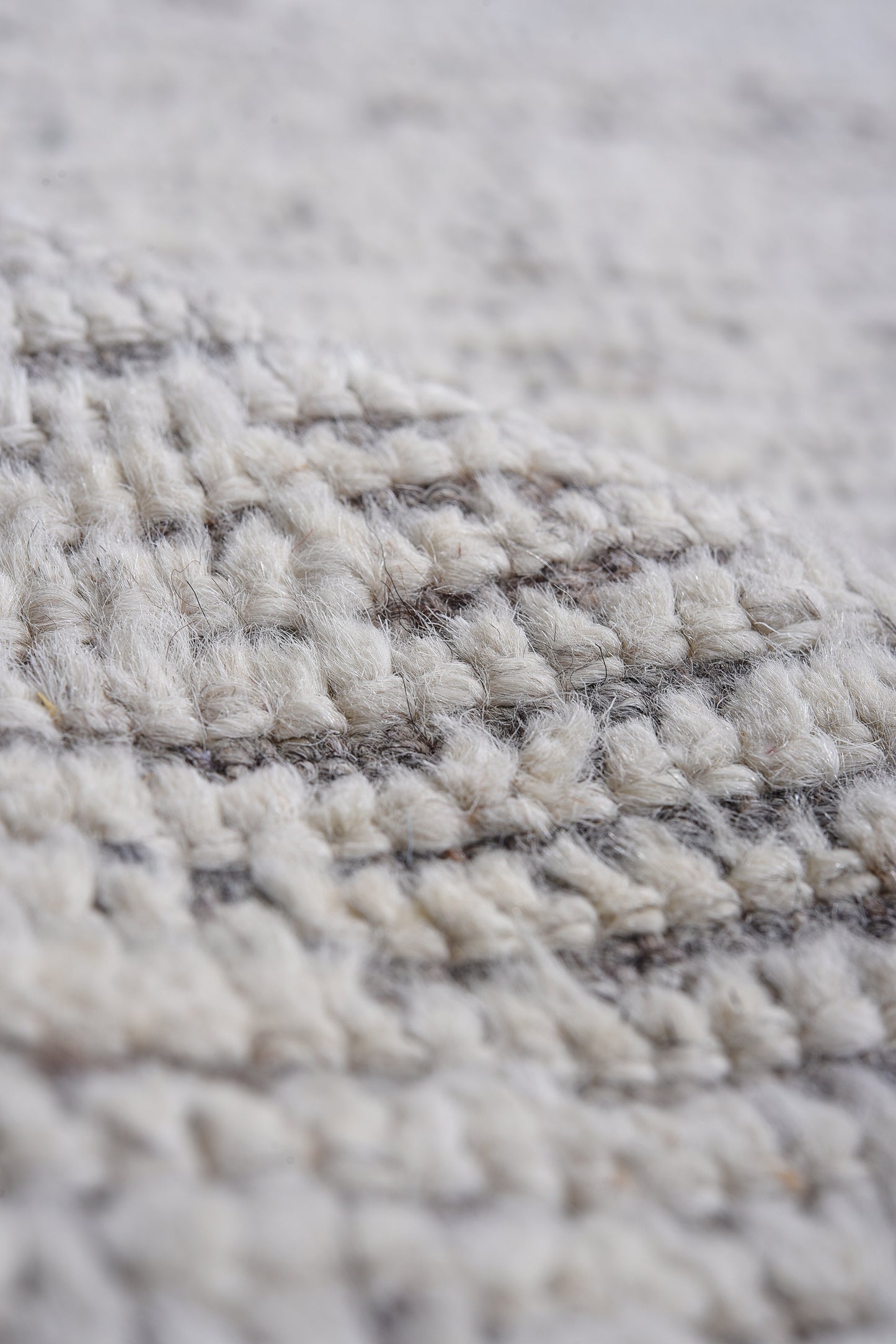 Moroccan Handmade Area Rug 13 X 15 | Beige, Brown | Hand knotted (4968)