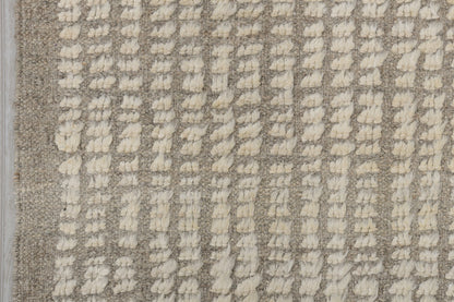 Moroccan Handmade Runner 3 X 12 | Beige | Hand knotted (3213)