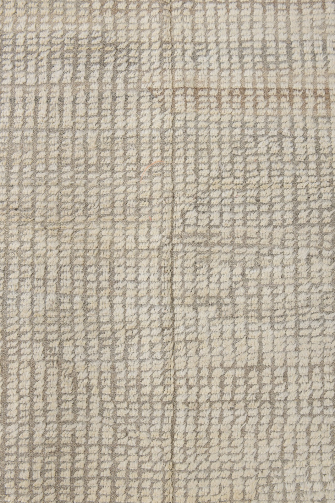 Moroccan Handmade Runner 3 X 12 | Beige | Hand knotted (3213)