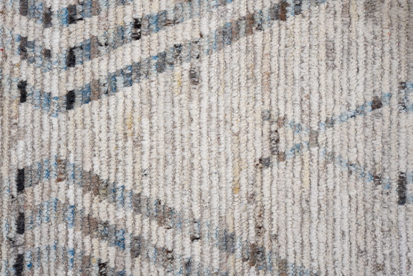 Moroccan Handmade Runner 4 X 17 | Grey, Blue, Beige, Black, Brown, Bronze | Hand knotted (4352)