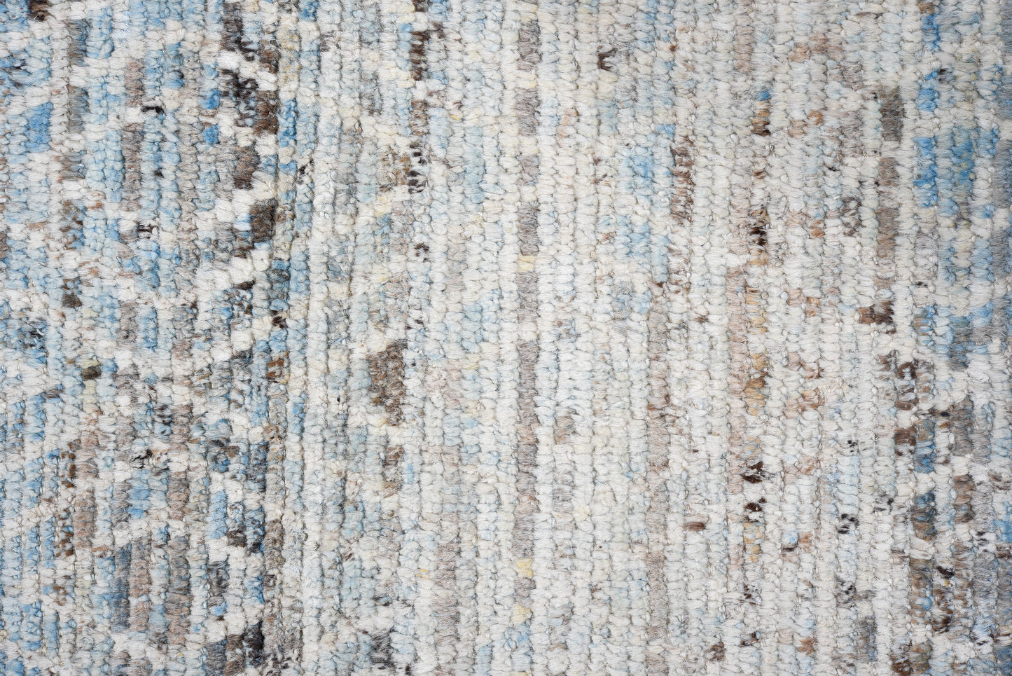 Moroccan beautiful handmade runner 3 X 16 | Blue, Beige | hand knotted (4372)