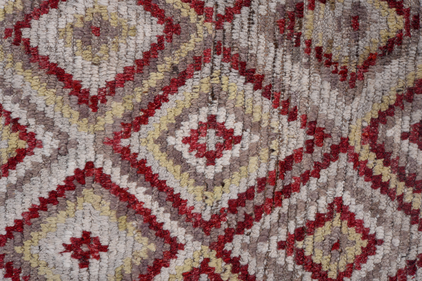 Moroccan handmade 14 X 16 | red, beige| hand knotted (4693)