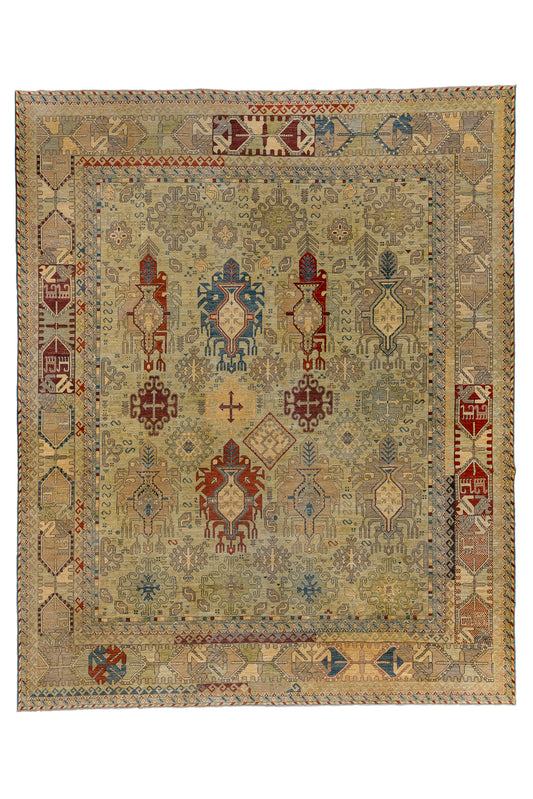 Golden shade 13'2" x 16'2" Timori rug  (4713)