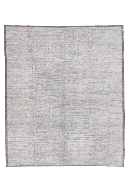 Moroccan Handmade Area Rug 14 X 16 | Beige | Hand Knotted (4843)