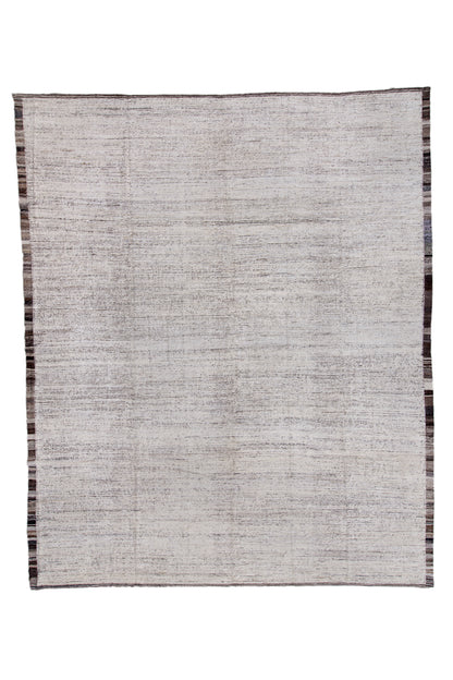 Moroccan faiblesse handmade 14 X 17 |beige, dark brown |hand knotted (4963)